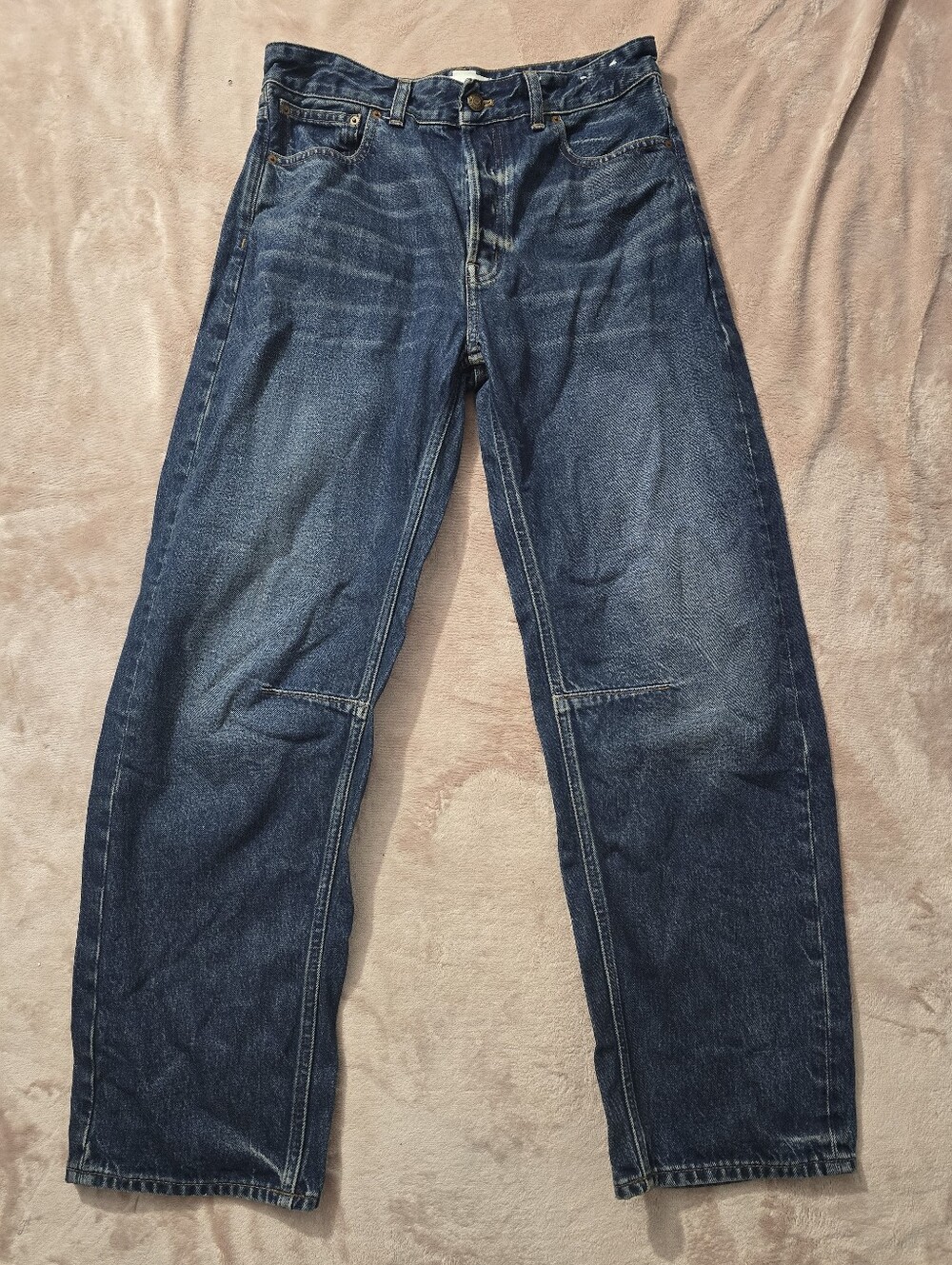 Madewell The Darted Barrel-Leg Jeans | Size 27T